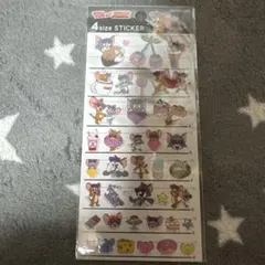 トムとジェリー 4サイズステッカー シール