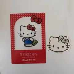 キティ　カード　ステッカー　REBORN SAKAE HELLO KITTYのサムネイル