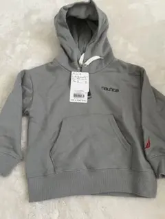 【新品タグ付】Nautica ノーティカ　フード付きパーカー 100cm グレー