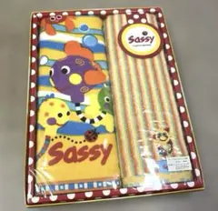 sassy フェイスタオル 2枚セット サッシー カラフル 4146のサムネイル