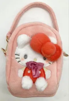ハローキティ　ぬいぐるみポシェット ボア ミニポーチのサムネイル