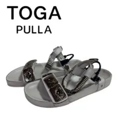 TOGA PULLA メタルコンチョ サンダル ホワイトのサムネイル