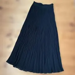 プリーツスカート ロング丈 リバーシブル