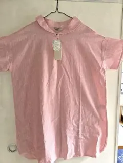 新品　サマンサモスモス　クールコットン　　ピンク　チュニック