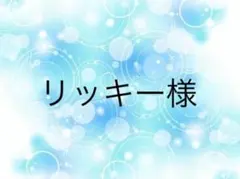 リッキー様専用ページ