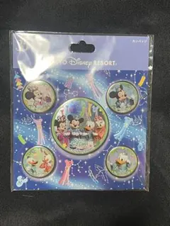 ディズニー ディズニーリゾート 35周年 2018 七夕 缶バッジ