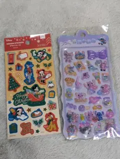 Disneyディズニー キャラクター スティッチstitch ぷっくりシール