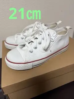 Converse All Star キッズ スニーカー 21cm ホワイトのサムネイル