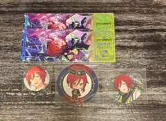 【あんスタ　逆先夏目】ホロチケ・ぴくりあ・コースター・缶バッジ