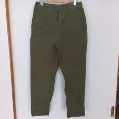 GU ワークパンツ オリーブグリーン Sサイズ