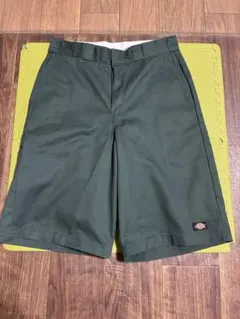 Dickies ディッキーズ ルーズフィット ハーフパンツ 32 ダークグリーンのサムネイル