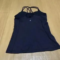 Lululemon 黒 ヨガウェア ストラップデザイン　M〜LL