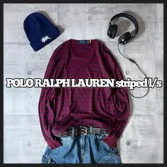 POLO RALPH LAUREN striped crew neck l/s