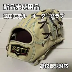 ZETT 硬式グローブ ベージュ 編み込み 野球 ゼット 硬式グローブ ネオステイタス 高校野球対応 内野手用 野球