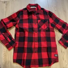 H&M チェック柄長袖シャツ US 9-10Y 140