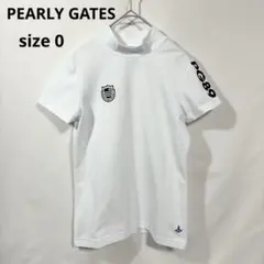 PEARLY GATES モックネックシャツ ホワイト サイズ5 - メルカリ