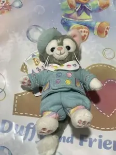 ハートフェルトレターズオブフレンドシップ　ぬいぐるみバッジ　ジェラトーニ