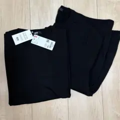 ユニクロ メリノクルーネックセーター(半袖)2枚セット