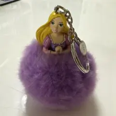 ディズニー ラプンツェル ファー キーホルダー