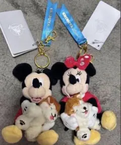 ミッキー ミニー ぬいぐるみキーホルダーセット 渋谷 限定