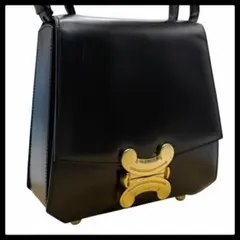 6183 美品 セリーヌ トリオンフ 2wayショルダーバッグ カーフレザー