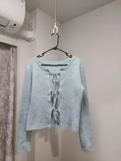 GU リボン付き長袖セーター Sサイズ