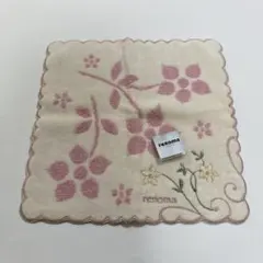 新品　renoma 花柄　タオルハンカチ