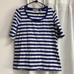 liz claiborne ストライプ Tシャツ Mサイズ 半袖 ボーダー
