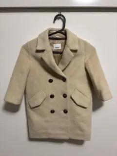 BURBERRY ベージュ ダブルブレストコート 4Y 104cm - メルカリ