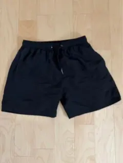 黒 ショートパンツ ゴムウエスト