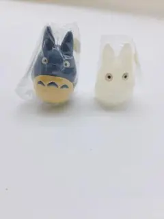 ジブリ　となりのトトロ　クリア　指人形　ゆびにんぎょう　小トトロ　中トトロセット