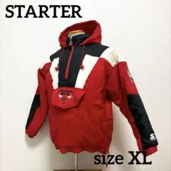 【希少】90s STARTER × NBA シカゴブルズ 中綿アノラックパーカー