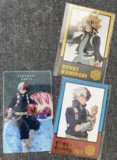 轟焦凍　僕のヒーローアカデミア　オープンスクール　クリアカード　wフォトカード