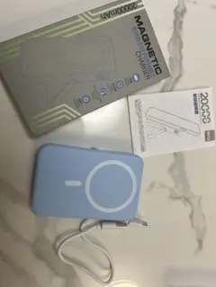 【ジャンク品】20000mAh マグネット式ワイヤレス充電器