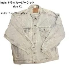 Levi's デニムjkt　トラッカーjkt ブルー　Blue XL　gジャン