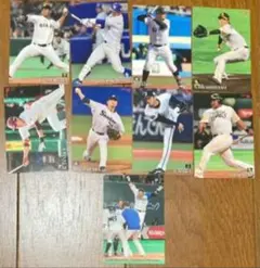 プロ野球チップス　野球選手カード　巨人　中日　オリックス　楽天　ソフトバンク