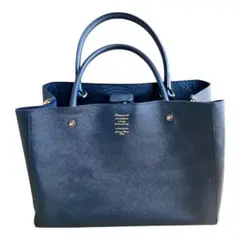 Samantha Thavasa レザートートバッグ 金色ロゴ　Ａ4 ビジネス