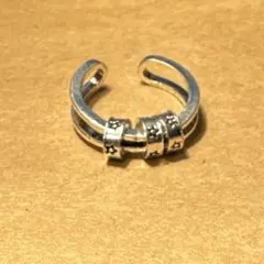 タ*カ様 新品　スターデザイン　シルバーリング　17号　ヴィンテージ　メキシカン