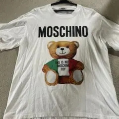 MOSCHINO テディベア Tシャツ 安全ピン