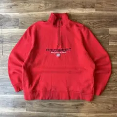 90s POLOSPORT ラルフローレン ハーフジップスウェット XXL