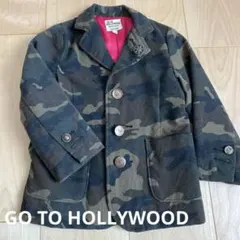 ゴートゥハリウッド デニムダンガリー ジャケットカモフラ 入園 スーツ