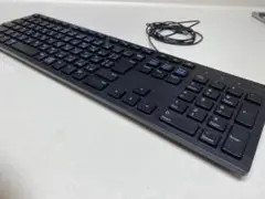 DELLブラック USB有線キーボード 日本語配列 キーボード 本体