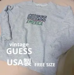 GUESS スウェットMade in USA・UNISEX・OSFA