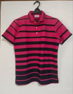 【美品】★adidasアディダス　ボーダーシャツ　メンズ