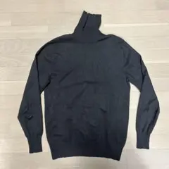 【美品】GU ジーユー タートルネック ニット セーター ブラウンM