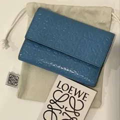 2026年最新】LOEWE カラー：ブルー系 レディース 三つ折り財布の人気
