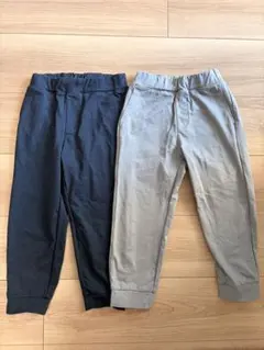 カジュアルパンツ 100cm ネイビー グレー　ユニクロUNIQLO