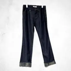 VIVAYOU ビバユー　デニム　パイソン柄　へび　ストレッチ　S 薄手　春　夏のサムネイル