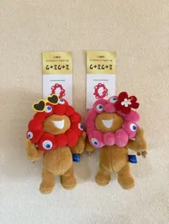 【まりあこ様専用】ミャクミャク　ボールチェーン　推しカラー日焼け2種