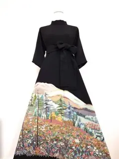 着物リメイクワンピース3701